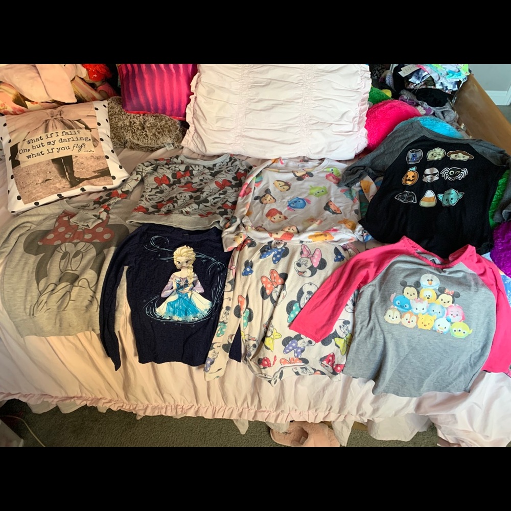 Disney Girls Tops- see sizes in pics